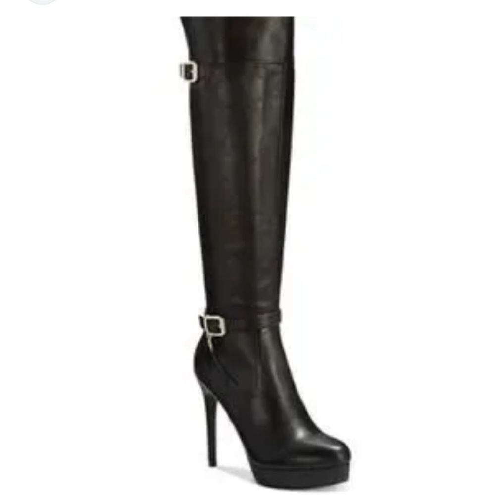 Thalia Sodi Black Women's Boots thigh high size 5.5